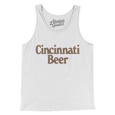 Cincinnati Beer Men/Unisex Tank Top-Allegiant Goods Co. Vintage Sports Apparel