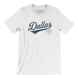 Dallas Vintage Script Men/Unisex T-Shirt-Allegiant Goods Co. Vintage Sports Apparel