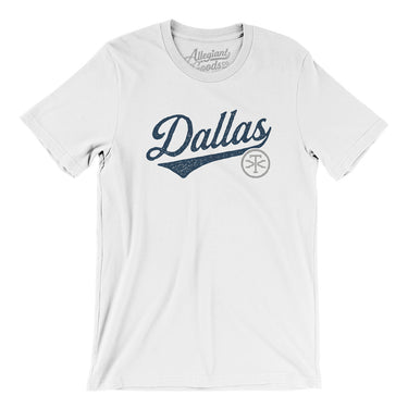 Dallas Vintage Script Men/Unisex T-Shirt-Allegiant Goods Co. Vintage Sports Apparel