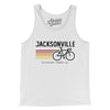 Jacksonville Cycling Men/Unisex Tank Top-White-Allegiant Goods Co. Vintage Sports Apparel