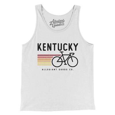 Kentucky Cycling Men/Unisex Tank Top-White-Allegiant Goods Co. Vintage Sports Apparel