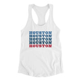 Houston Repeat Women's Racerback Tank-Allegiant Goods Co. Vintage Sports Apparel