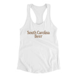 South Carolina Beer Women's Racerback Tank-Allegiant Goods Co. Vintage Sports Apparel