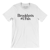 Brooklyn's Number 1 Fan Men/Unisex T-Shirt-White-Allegiant Goods Co. Vintage Sports Apparel