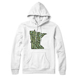 Minnesota Golf Course Hoodie-White-Allegiant Goods Co. Vintage Sports Apparel