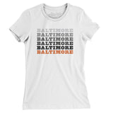 Baltimore Repeat Women's T-Shirt-Allegiant Goods Co. Vintage Sports Apparel