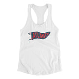 Atlanta Pennant Women's Racerback Tank-Allegiant Goods Co. Vintage Sports Apparel