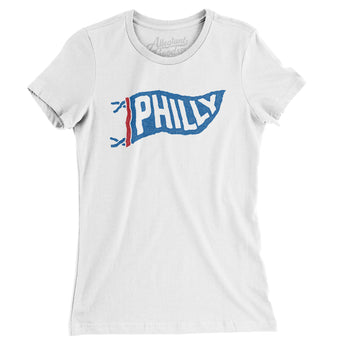Philly Pennant Women's T-Shirt-Allegiant Goods Co. Vintage Sports Apparel