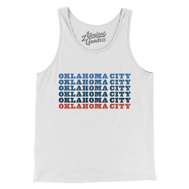 Oklahoma City Repeat Men/Unisex Tank Top-Allegiant Goods Co. Vintage Sports Apparel