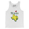 Texas Golf Men/Unisex Tank Top-White-Allegiant Goods Co. Vintage Sports Apparel