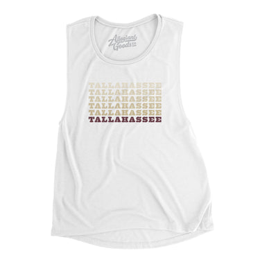 Tallahassee Repeat Women's Flowey Scoopneck Muscle Tank-Allegiant Goods Co. Vintage Sports Apparel