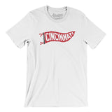 Cincinnati Pennant Men/Unisex T-Shirt-Allegiant Goods Co. Vintage Sports Apparel