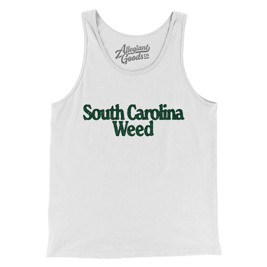 South Carolina Weed Men/Unisex Tank Top-Allegiant Goods Co. Vintage Sports Apparel