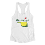 Oklahoma Golf Women's Racerback Tank-Allegiant Goods Co. Vintage Sports Apparel
