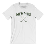Memphis Golf Men/Unisex T-Shirt-White-Allegiant Goods Co. Vintage Sports Apparel