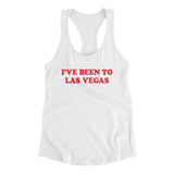 I've Been To Las Vegas Women's Racerback Tank-Allegiant Goods Co. Vintage Sports Apparel