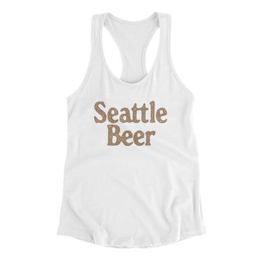 Seattle Beer Women's Racerback Tank-Allegiant Goods Co. Vintage Sports Apparel