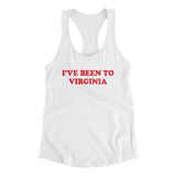 I've Been To Virginia Women's Racerback Tank-Allegiant Goods Co. Vintage Sports Apparel