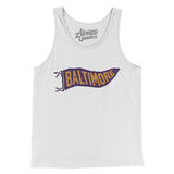 Baltimore Pennant Men/Unisex Tank Top-Allegiant Goods Co. Vintage Sports Apparel