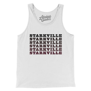 Starkville Repeat Men/Unisex Tank Top-Allegiant Goods Co. Vintage Sports Apparel