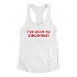 I've Been To Cincinnati Women's Racerback Tank-Allegiant Goods Co. Vintage Sports Apparel
