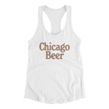 Chicago Beer Women's Racerback Tank-Allegiant Goods Co. Vintage Sports Apparel