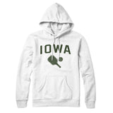 Iowa Pickleball Hoodie-White-Allegiant Goods Co. Vintage Sports Apparel