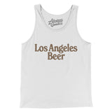 Los Angeles Beer Men/Unisex Tank Top-White-Allegiant Goods Co. Vintage Sports Apparel