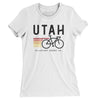 Utah Cycling Women's T-Shirt-White-Allegiant Goods Co. Vintage Sports Apparel