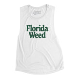 Florida Weed Women's Flowey Scoopneck Muscle Tank-Allegiant Goods Co. Vintage Sports Apparel