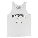 Bentonville Golf Men/Unisex Tank Top-White-Allegiant Goods Co. Vintage Sports Apparel