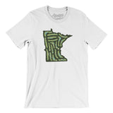 Minnesota Golf Course Men/Unisex T-Shirt-White-Allegiant Goods Co. Vintage Sports Apparel