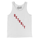 Detroit Hockey Jersey Men/Unisex Tank Top-White-Allegiant Goods Co. Vintage Sports Apparel