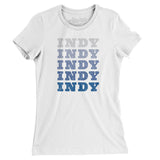 Indy Repeat Women's T-Shirt-Allegiant Goods Co. Vintage Sports Apparel