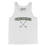 Fredericksburg Golf Men/Unisex Tank Top-White-Allegiant Goods Co. Vintage Sports Apparel