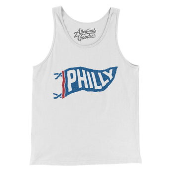 Philly Pennant Men/Unisex Tank Top-Allegiant Goods Co. Vintage Sports Apparel