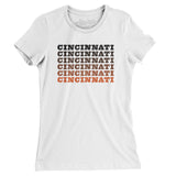 Cincinnati Repeat Women's T-Shirt-Allegiant Goods Co. Vintage Sports Apparel