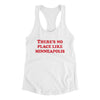 There's No Place Like Minneapolis Women's Racerback Tank-White-Allegiant Goods Co. Vintage Sports Apparel