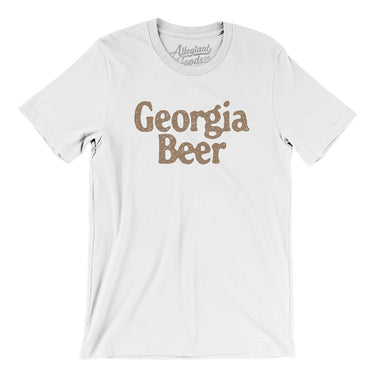 Georgia Beer Men/Unisex T-Shirt-White-Allegiant Goods Co. Vintage Sports Apparel