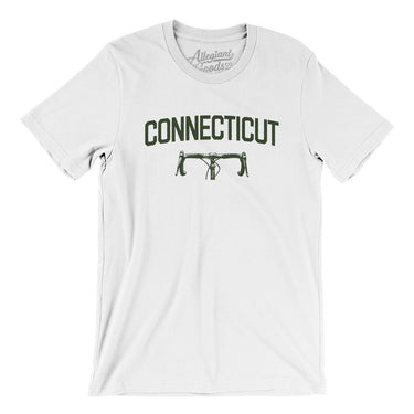 Connecticut Cycling Men/Unisex T-Shirt-White-Allegiant Goods Co. Vintage Sports Apparel