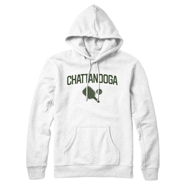 Chattanooga Pickleball Hoodie-White-Allegiant Goods Co. Vintage Sports Apparel
