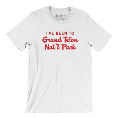 I've Been To Grand Teton National Park Men/Unisex T-Shirt-White-Allegiant Goods Co. Vintage Sports Apparel