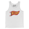 Kcmo Pennant Men/Unisex Tank Top-White-Allegiant Goods Co. Vintage Sports Apparel