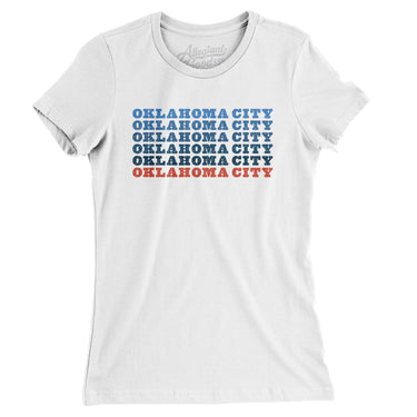 Oklahoma City Repeat Women's T-Shirt-Allegiant Goods Co. Vintage Sports Apparel