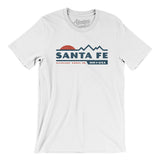 Santa Fe Mountain Sunset Men/Unisex T-Shirt-White-Allegiant Goods Co. Vintage Sports Apparel