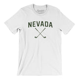 Nevada Golf Men/Unisex T-Shirt-White-Allegiant Goods Co. Vintage Sports Apparel