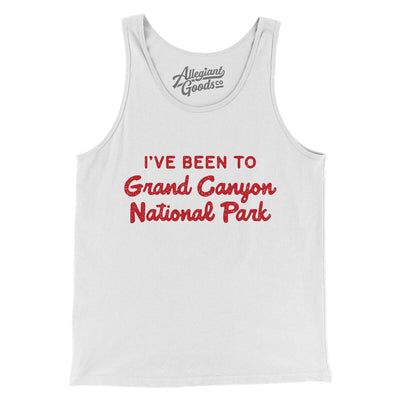 I've Been To Grand Canyon National Park Men/Unisex Tank Top-White-Allegiant Goods Co. Vintage Sports Apparel