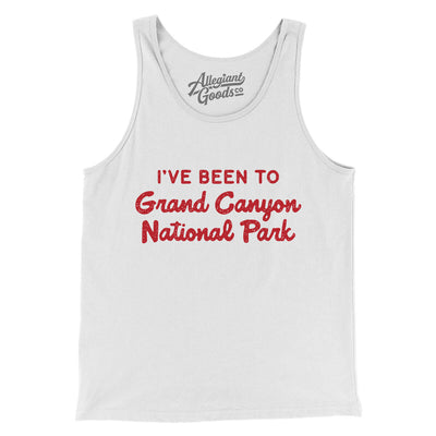 I've Been To Grand Canyon National Park Men/Unisex Tank Top-White-Allegiant Goods Co. Vintage Sports Apparel