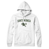 Santa Monica Pickleball Hoodie-White-Allegiant Goods Co. Vintage Sports Apparel