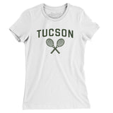 Tucson Tennis Women's T-Shirt-White-Allegiant Goods Co. Vintage Sports Apparel